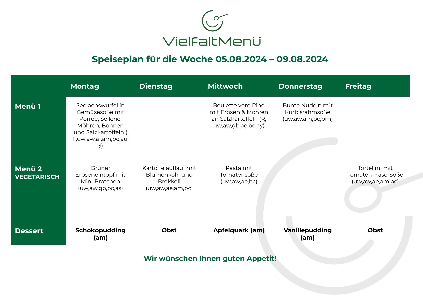 Wochenplan KW 32 Osterholz-Scharmbeck